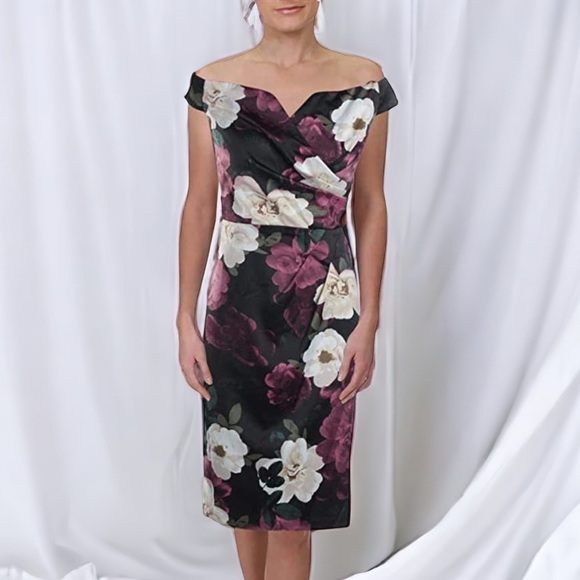 Ignite Evenings Womens Satin Sweetheart Neckline Cocktail Dress NWOT Sz 8 - Picture 9 of 15